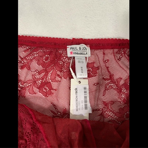 NWT $80 Paul & Joe Cosabella Mallory Tap Shorts in Rumba Red [SZ‎ Medium ] - Picture 5 of 8